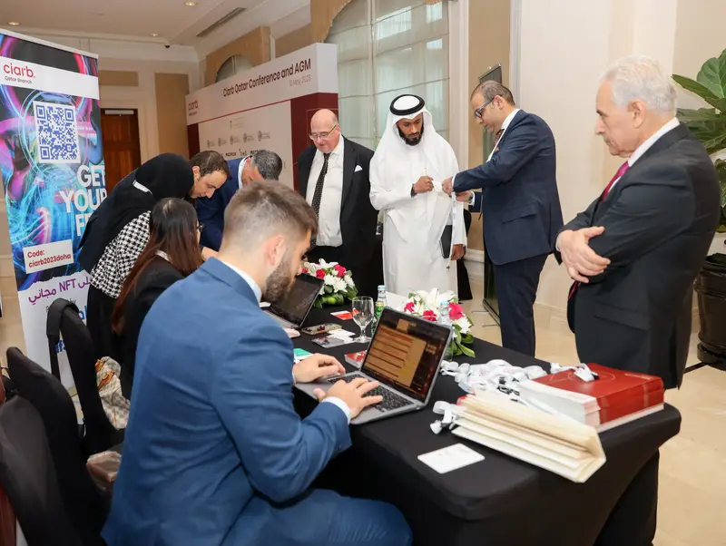 Archive photograph 8 of 285 from the Ciarb Qatar Branch AGM and Conference, 10 May 2023.
