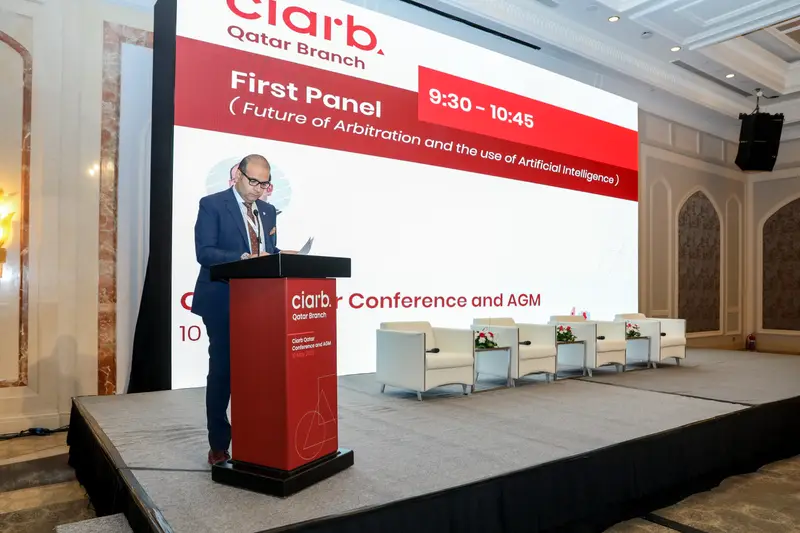 Archive photograph 46 of 285 from the Ciarb Qatar Branch AGM and Conference, 10 May 2023.