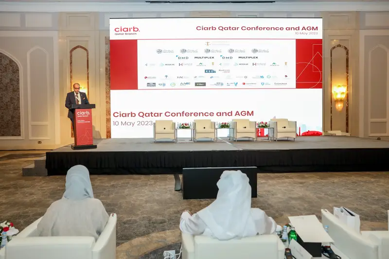 Archive photograph 55 of 285 from the Ciarb Qatar Branch AGM and Conference, 10 May 2023.