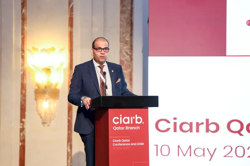 Archive photograph 58 of 285 from the Ciarb Qatar Branch AGM and Conference, 10 May 2023.