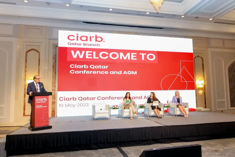 Archive photograph 107 of 285 from the Ciarb Qatar Branch AGM and Conference, 10 May 2023.
