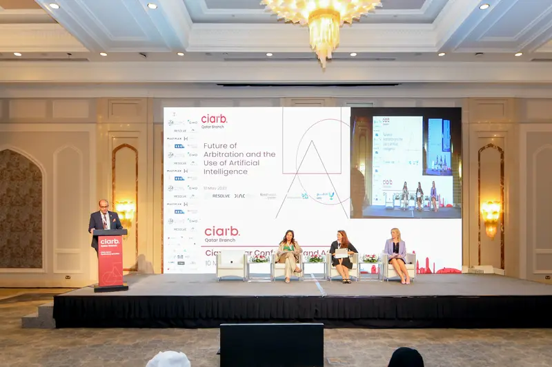 Archive photograph 108 of 285 from the Ciarb Qatar Branch AGM and Conference, 10 May 2023.