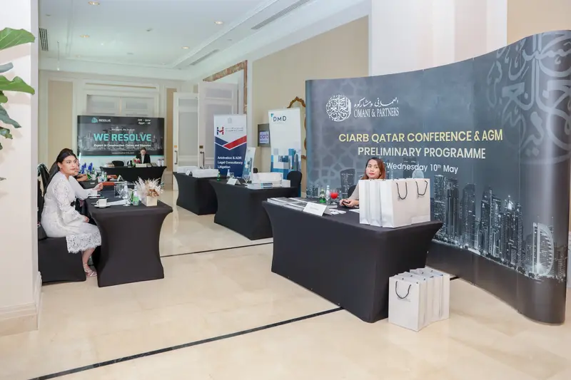Archive photograph 123 of 285 from the Ciarb Qatar Branch AGM and Conference, 10 May 2023.
