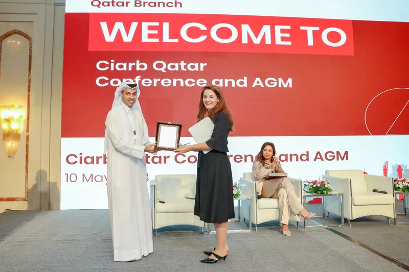 Archive photograph 145 of 285 from the Ciarb Qatar Branch AGM and Conference, 10 May 2023.