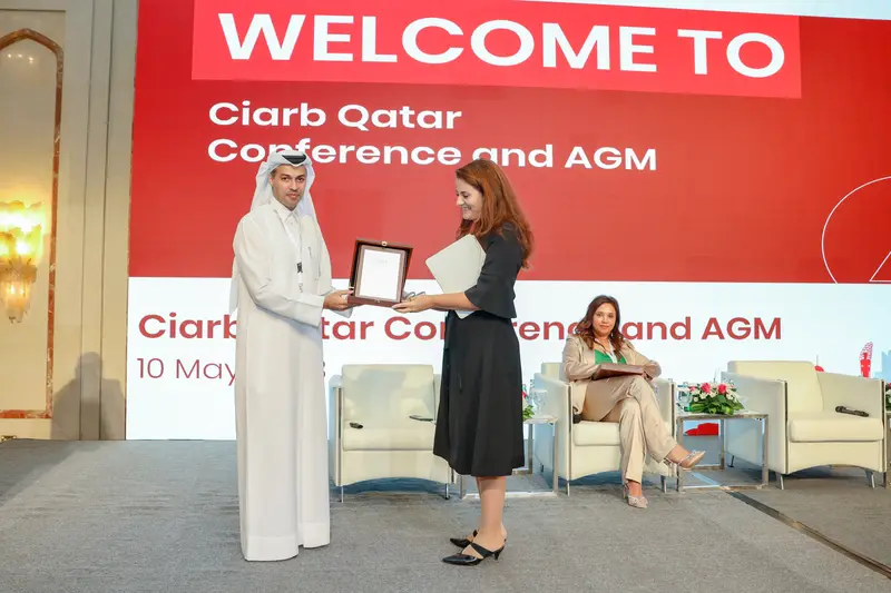 Archive photograph 146 of 285 from the Ciarb Qatar Branch AGM and Conference, 10 May 2023.