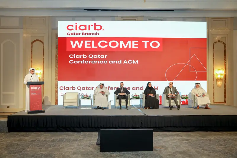 Archive photograph 152 of 285 from the Ciarb Qatar Branch AGM and Conference, 10 May 2023.