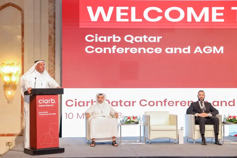 Archive photograph 157 of 285 from the Ciarb Qatar Branch AGM and Conference, 10 May 2023.