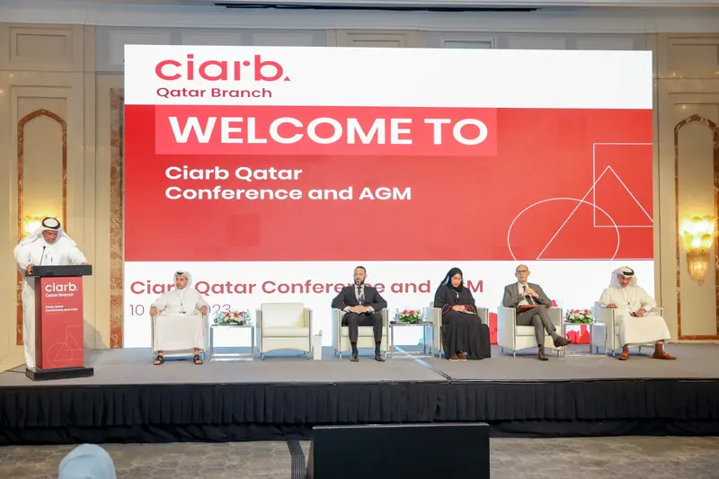 Archive photograph 158 of 285 from the Ciarb Qatar Branch AGM and Conference, 10 May 2023.