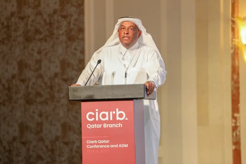Archive photograph 160 of 285 from the Ciarb Qatar Branch AGM and Conference, 10 May 2023.