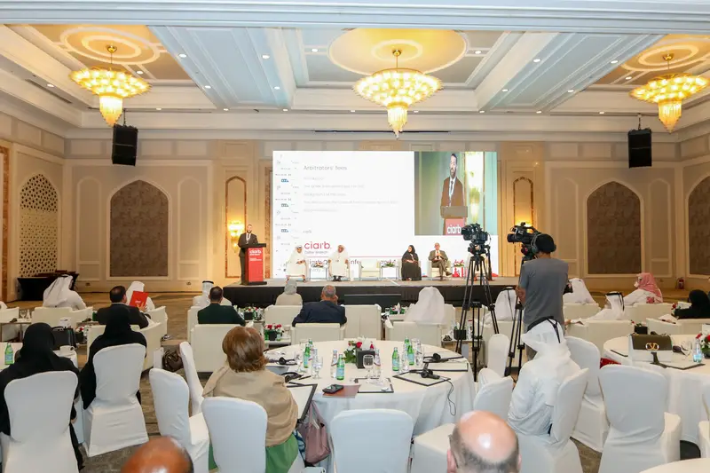 Archive photograph 169 of 285 from the Ciarb Qatar Branch AGM and Conference, 10 May 2023.