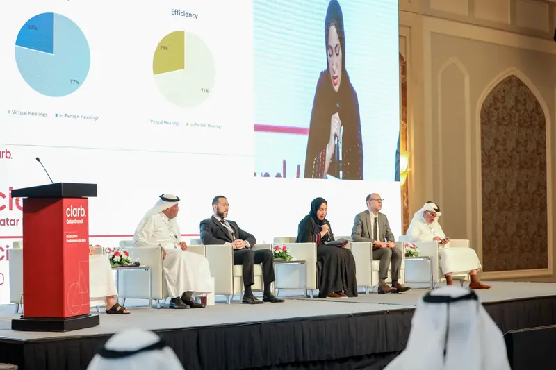 Archive photograph 172 of 285 from the Ciarb Qatar Branch AGM and Conference, 10 May 2023.
