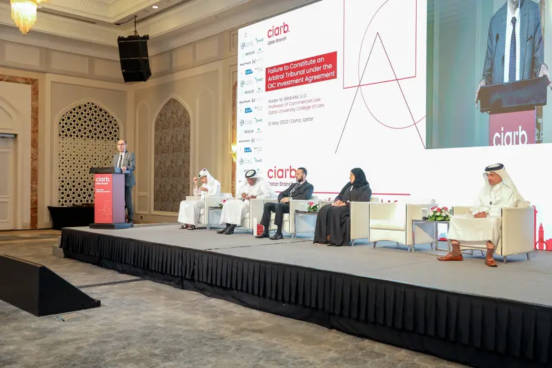 Archive photograph 175 of 285 from the Ciarb Qatar Branch AGM and Conference, 10 May 2023.