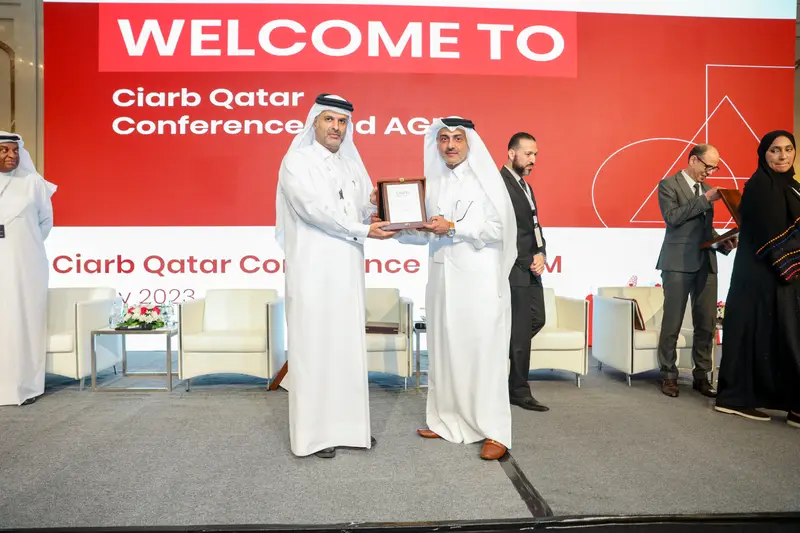 Archive photograph 188 of 285 from the Ciarb Qatar Branch AGM and Conference, 10 May 2023.