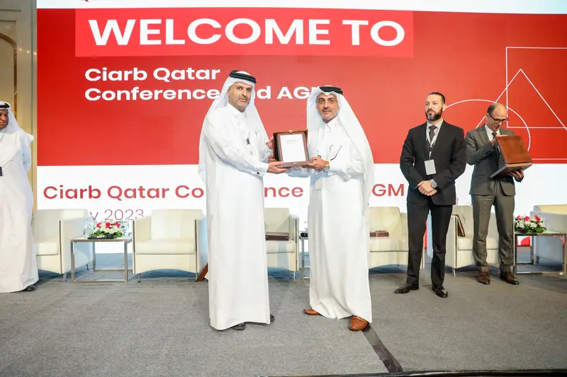 Archive photograph 189 of 285 from the Ciarb Qatar Branch AGM and Conference, 10 May 2023.