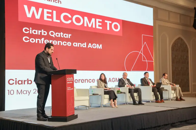 Archive photograph 209 of 285 from the Ciarb Qatar Branch AGM and Conference, 10 May 2023.