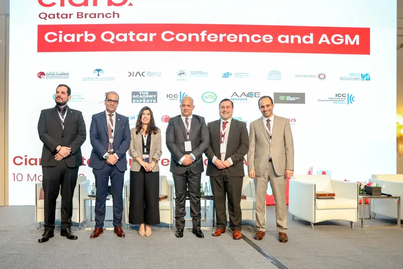 Archive photograph 243 of 285 from the Ciarb Qatar Branch AGM and Conference, 10 May 2023.