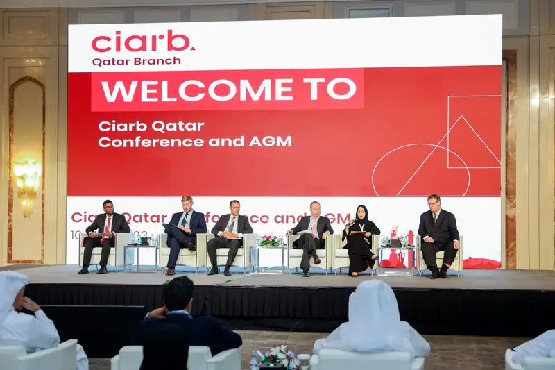 Archive photograph 251 of 285 from the Ciarb Qatar Branch AGM and Conference, 10 May 2023.