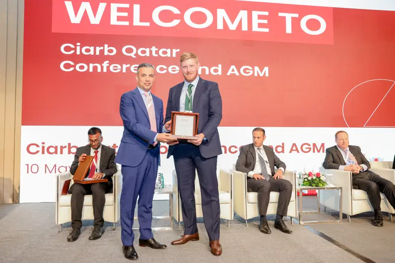 Archive photograph 264 of 285 from the Ciarb Qatar Branch AGM and Conference, 10 May 2023.