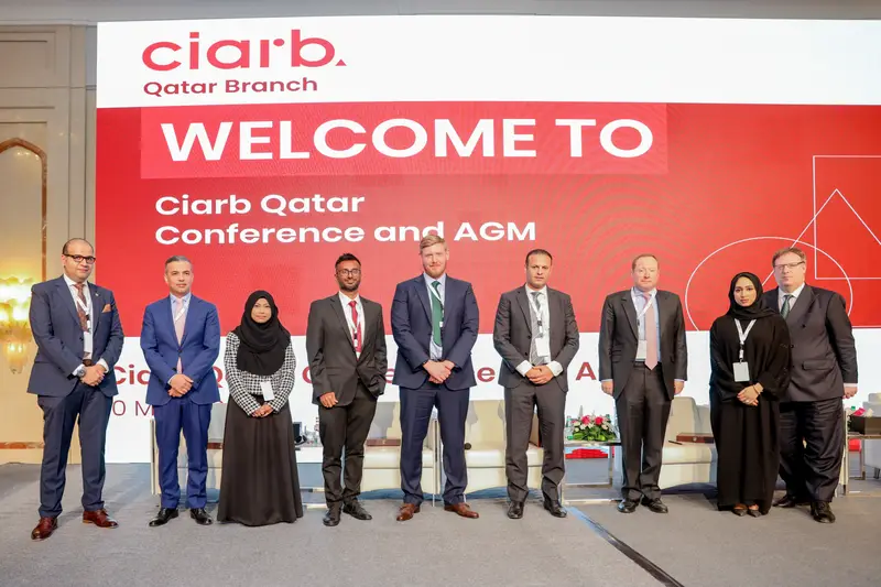 Archive photograph 269 of 285 from the Ciarb Qatar Branch AGM and Conference, 10 May 2023.