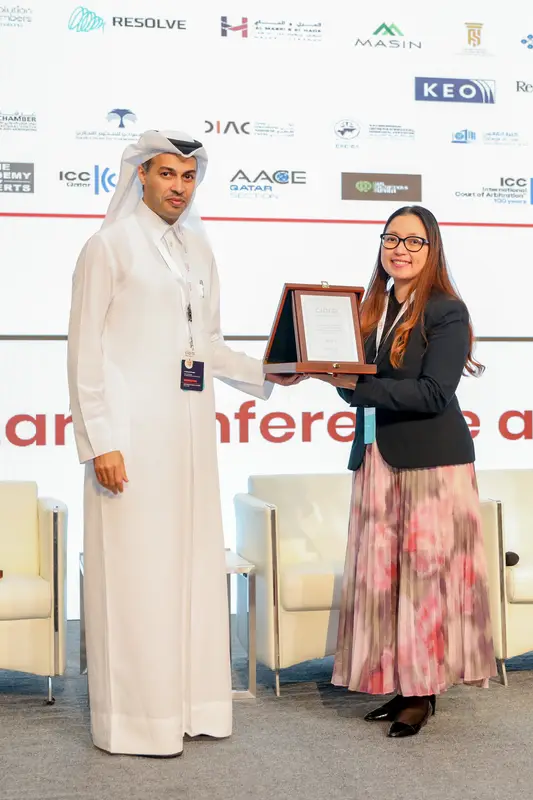 Archive photograph 280 of 285 from the Ciarb Qatar Branch AGM and Conference, 10 May 2023.