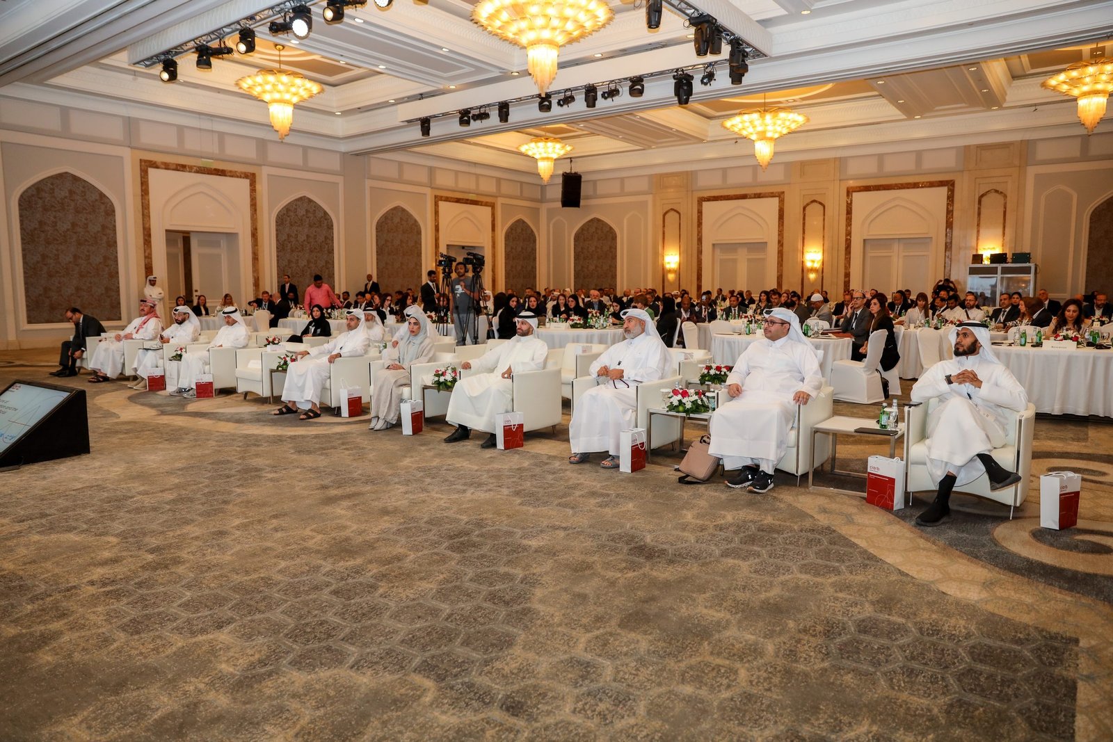 Delegates in the hall at the Ciarb Qatar Branch AGM and Conference