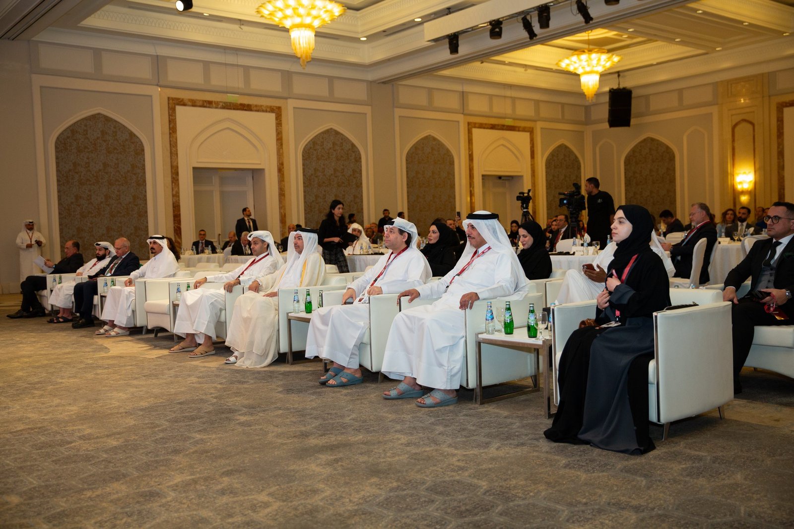 Delegates in the conference hall at the 1st Doha Arbitration Day