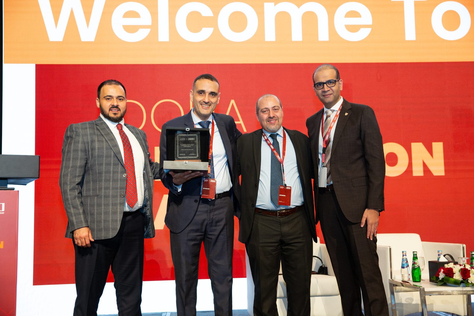 Award recipients at the close of the 1st Doha Arbitration Day
