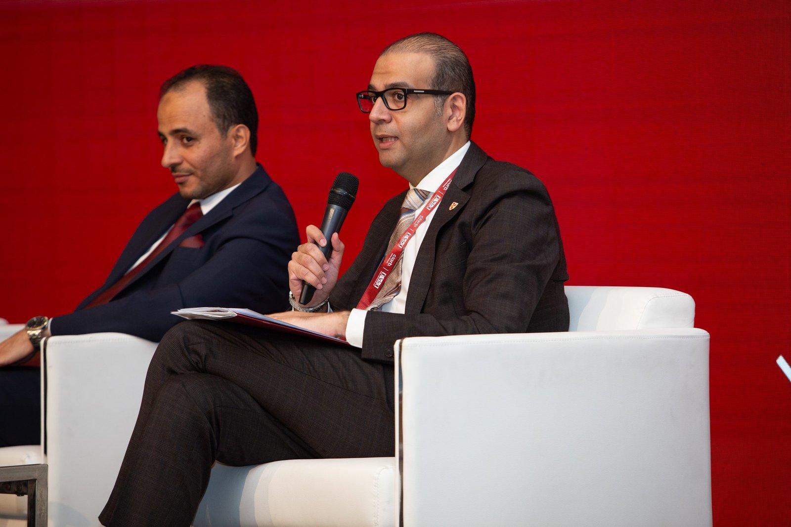 Panellists in discussion at the 1st Doha Arbitration Day