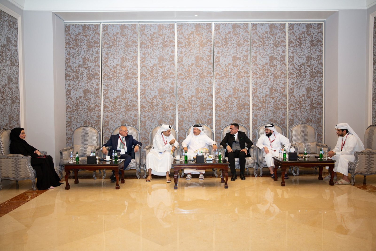 VIP majlis before the opening of the 1st Doha Arbitration Day