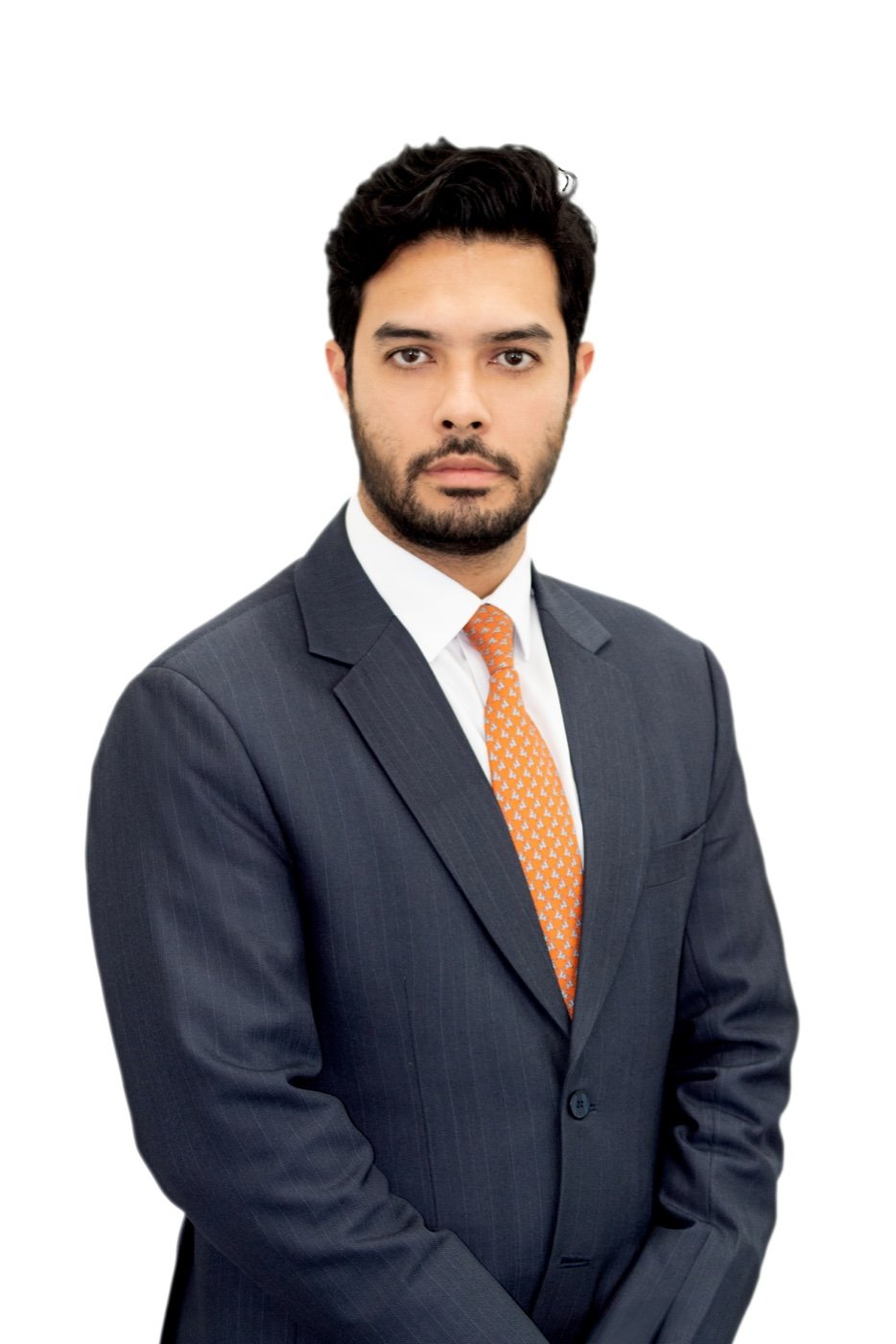 Portrait photograph of Ahmed Durrani.